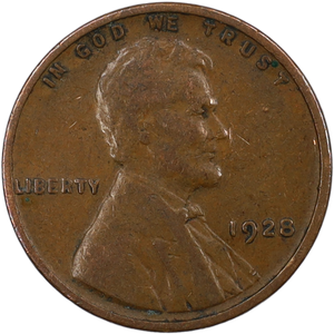1928 Lincoln Head Cent Main Image