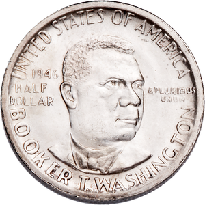 1946 Booker T. Washington Memorial Silver Half Dollar Main Image