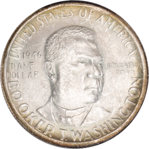 1946-S Booker T. Washington Memorial Silver Half Dollar Main Image