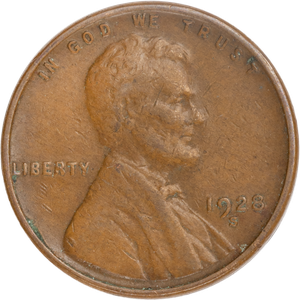 1928-S Lincoln Head Cent Main Image