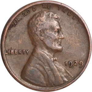 1929 Lincoln Head Cent Main Image