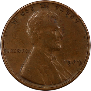 1929 Lincoln Head Cent Main Image