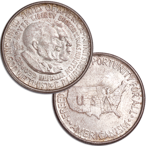 1952 Carver/Washington Commemorative Silver Half Dollar Main Image