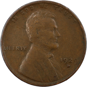 1929-D Lincoln Head Cent Main Image