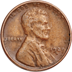 1929-S Lincoln Head Cent Main Image