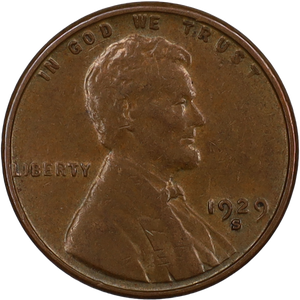 1929-S Lincoln Head Cent Main Image