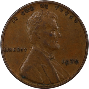 1930 Lincoln Head Cent VF Main Image