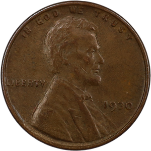 1930 Lincoln Head Cent XF Main Image