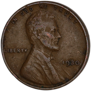 1930 Lincoln Head Cent Main Image
