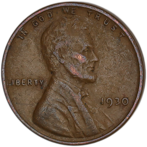 1930 Lincoln Head Cent Main Image
