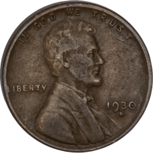 1930-D Lincoln Head Cent CIRC Main Image