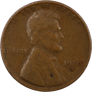 1930-S Lincoln Head Cent CIRC Main Image