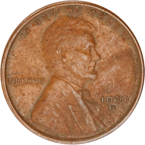 1930-S Lincoln Head Cent Main Image