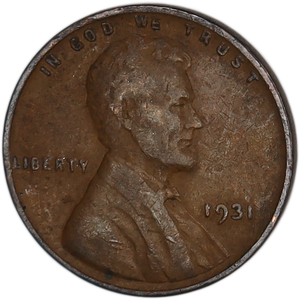 1931 Lincoln Head Cent Main Image