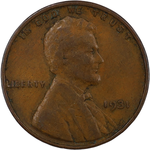 1931 Lincoln Head Cent Main Image