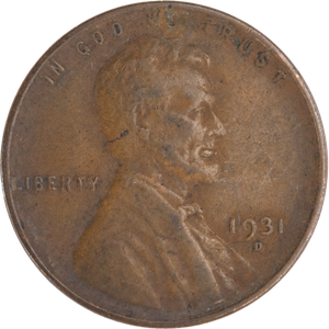 1931-D Lincoln Head Cent F Main Image