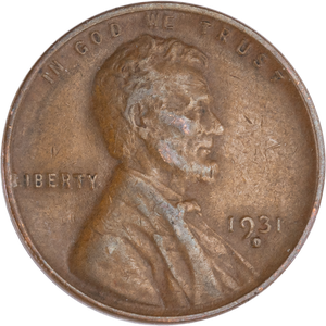 1931-D Lincoln Head Cent VF#2 Main Image