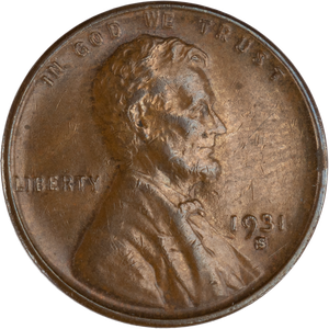 1931-S Lincoln Head Cent Main Image