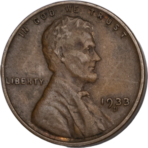 1933-D Lincoln Head Cent Main Image