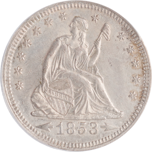 1853 LS25C Silver Arrows/Rays ANACS AU50 Main Image