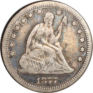 1858 Liberty Seated Silver Quarter Main Image
