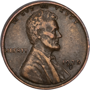 1935-D Lincoln Head Cent Main Image