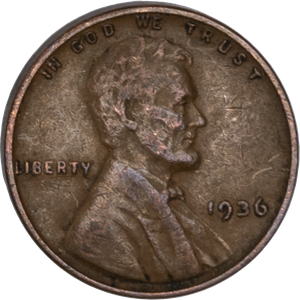1936 Lincoln Head Cent CIRC Main Image