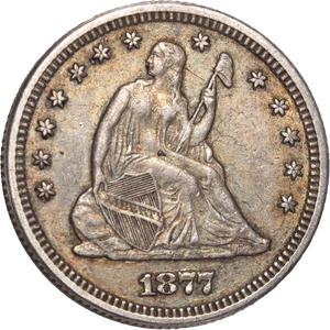 1876 Liberty Seated Quarter CIRC Main Image