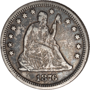 1877 Liberty Seated Quarter Main Image