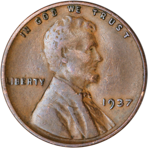 1937 Lincoln Head Cent CIRC Main Image
