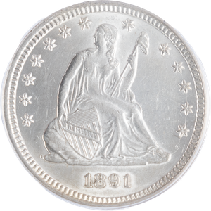 1891 Liberty Seated Quarter Main Image