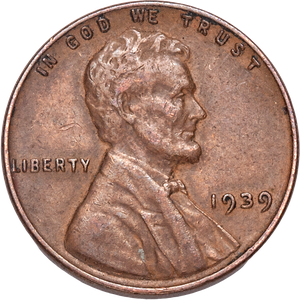 1939 Lincoln Head Cent CIRC Main Image