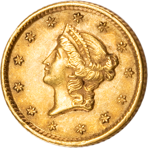 1853 Liberty Head Gold Dollar Main Image
