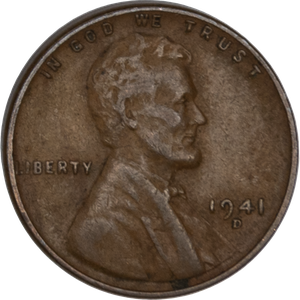 1941-D Lincoln Head Cent CIRC Main Image