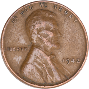 1942 Lincoln Head Cent CIRC Main Image