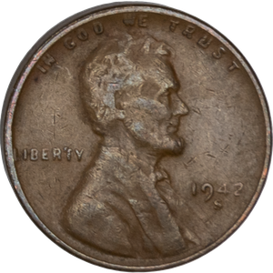 1942-S Lincoln Head Cent CIRC Main Image