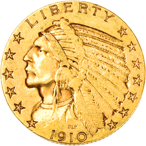 1910-S Indian Head $5 Gold Main Image