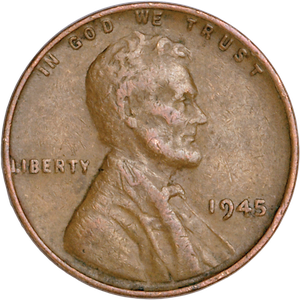 1945 Lincoln Head Cent CIRC Main Image
