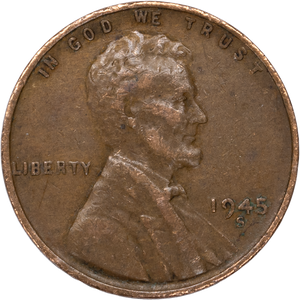1945-S Lincoln Head Cent Main Image