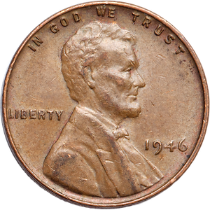 1946 Lincoln Head Cent CIRC Main Image