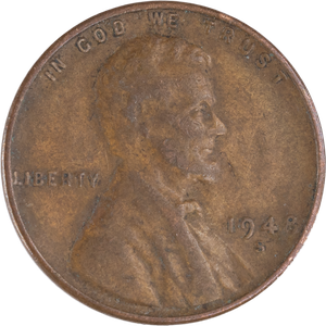 1948-S Lincoln Head Cent CIRC Main Image