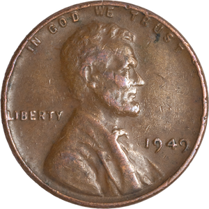 1949 Lincoln Head Cent Main Image