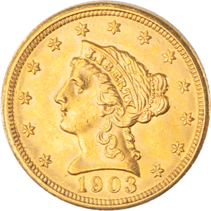 1903 Gold $2.50 Liberty Head Quarter Eagle Main Image