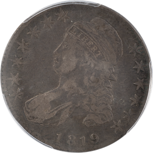 1819 CB Silver 50C Norm Dt PCGS     VF25 Main Image