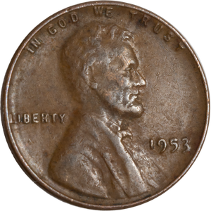 1953 Lincoln Head Cent Main Image