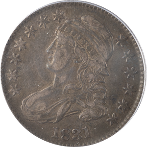 1831 Capped Bust Silver Half Dollar Main Image