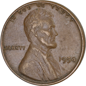 1954 Lincoln Head Cent Main Image