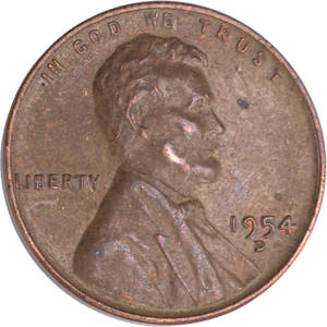 1954-D Lincoln Head Cent CIRC Main Image