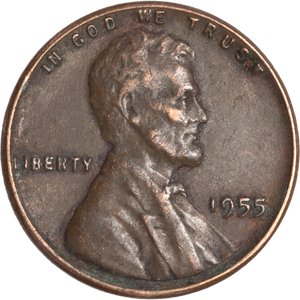 1955 Lincoln Head Cent Main Image