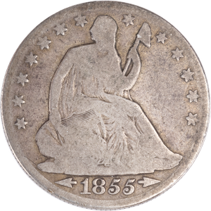 1855-O Liberty Seated Half Dollar, Arrows, No Rays Main Image